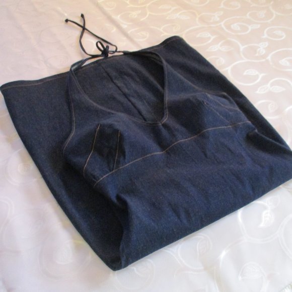 RUBY ROX DENIM HALTER DRESS – WOMENS or JRS – NWT - Picture 16 of 16